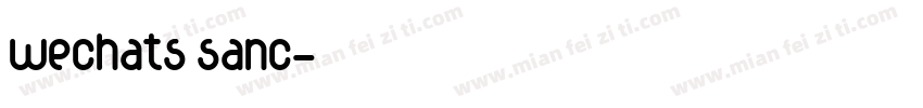 wechats sanc字体转换